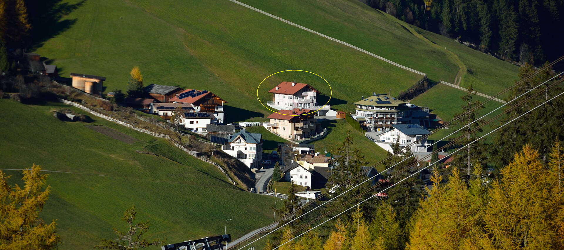 Lage von Appart Ischglerblick in Ischgl im Paznaun